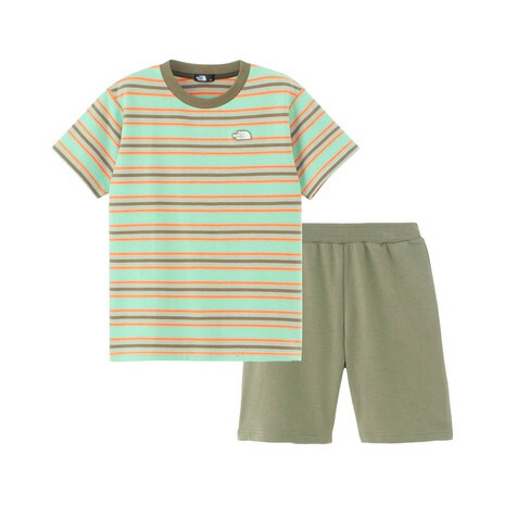 ザ・ノース・フェイス（THE NORTH FACE）（キッズ）ボーダーテント 半袖Tシャツ ショートパンツ セット キッズ NTJ32436 TG 8,800円
