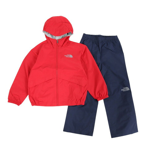 【ポイント最大10倍キャンペーン・要エントリー 4/14 20:00 - 4/17 09:59】ザ・ノース・フェイス（THE NORTH FACE）（キッズ）ジュニア RAINTEX EUREKA 上下セット NPT12512 TR