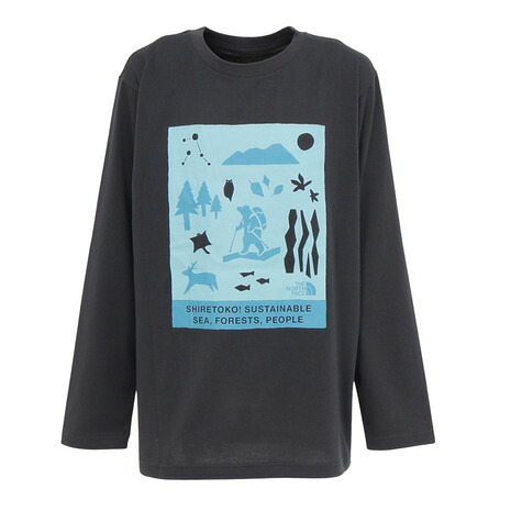 ザ・ノース・フェイス（THE NORTH FACE）（キッズ）ジュニア 長袖Tシャツ シレトコトコ NTJ82530ST AG 4,136円