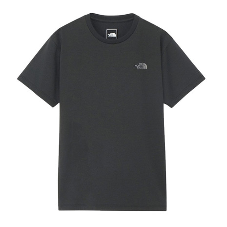 ザ・ノース・フェイス(THE NORTH FACE)(レディース)Tシャツ 半袖 BANDANA SQ LG スクエアロゴ NTW32446 黒 ブラック