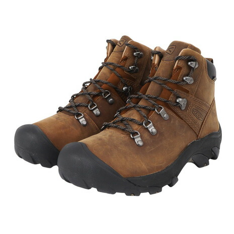 【ポイント最大10倍キャンペーン・要エントリー 4/1 0:00 - 4/1 23:59】キーン(KEEN)(メンズ)トレッキングシューズ ハイカット 登山靴 ピレニーズ 1002435 ブラウン 防水