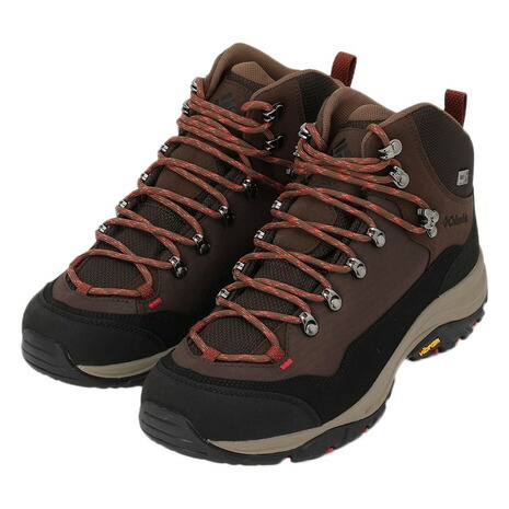 コロンビア（Columbia）（メンズ）ハイキングシューズ 防水 登山靴 山登り スティーンズピーク ツー アウトドライ YM8575 231 ブラウン ハイカット