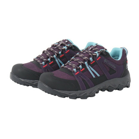 コロンビア（Columbia）（レディース）ハイキングシューズ 登山靴 セイバー オムニテック ロー ワイド YK5694 563 パープル 防水透湿 軽量 ハイカット
