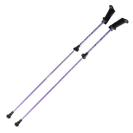 キザキ（KIZAKI）（メンズ、レディース）レバー式細身ウォーキングポール APAI-7H204 PUL｜Victoria L-Breath支店