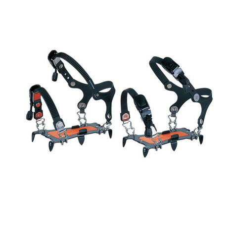 楽天市場】エバニュー EVERNEW トレッキング アイゼン 巾調節式 6本爪