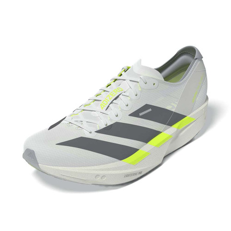 アディダス(adidas)(メンズ)ランニングシューズ トレーニングシューズ 部活 アディゼロ タクミ セン 11 ランニング ホワイト シルバー NNO00-KH8898|Victoria L-Breath支店