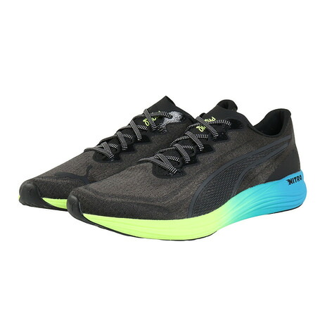 プーマ（PUMA）（メンズ）ランニングシューズ トレーニングシューズ 部活 プロピオ ニトロ ブラック 31142808 スニーカー