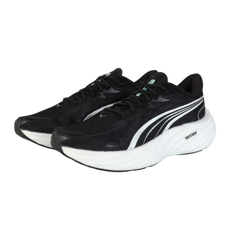 プーマ（PUMA）（メンズ）ランニングシューズ ジョギングシューズ ヴェロシティ ニトロ 4 AP ブラック 31263501 スニーカー