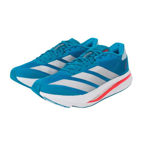 【ポイント最大10倍キャンペーン・要エントリー 4/14 20:00 - 4/17 09:59】アディダス（adidas）（レディース）ランニングシューズ ジョギングシューズ アディゼロ SL 2 ブルー NMQ08-JQ3131 スニーカー
