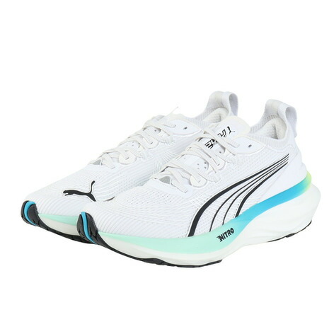 プーマ（PUMA）（レディース）ランニングシューズ ジョギングシューズ フォーエバーラン ニトロ 2 ホワイト 31047115 シューズ｜Victoria L-Breath支店