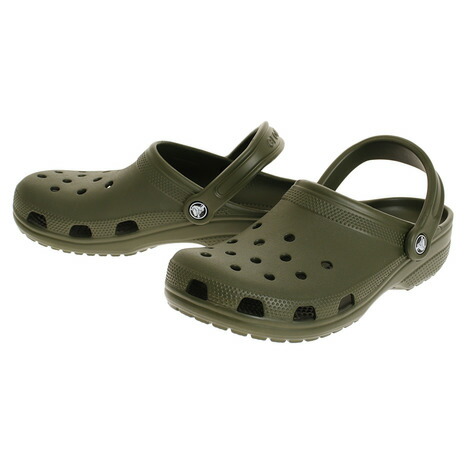 楽天市場 クロックス Crocs サンダル ぺたんこ クラシック クロッグ Agrn 10001 309 カーキ メンズ レディース Victoria Surf Snow 楽天市場支店