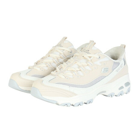 スケッチャーズ（SKECHERS）（レディース）カジュアルシューズ スリップインズ ディーライツ スムース ノスタルジア ライトグレー 150537-NTGY スニーカー