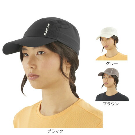 SALOMON ネイビー コーデュロイキャップ SALOMON コーデュロイキャップ ネイビー/グレー - メルカリ