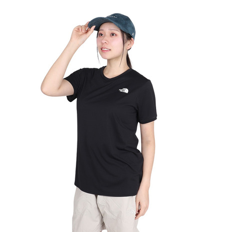 ザ・ノース・フェイス（THE NORTH FACE）（レディース）半袖Tシャツ GTDメランジクルー NTW12595 K
