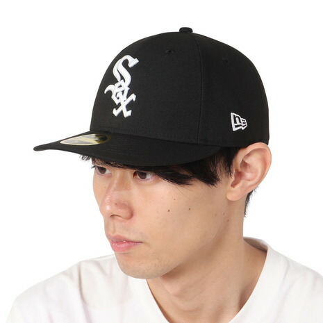 ニューエラ（NEW ERA）（メンズ、レディース）キャップ LP 59FIFTY MLBオンフィールド シカゴ・ホワイトソックス ゲーム 13554948 帽子 吸汗速乾 大きいサイズ