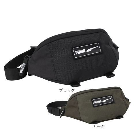 ビジュー付きブラックボディバッグ　ウエストポーチ VIS(ビス) / 【NIKE】 ヘリテージウエストバッグ【WEB限定