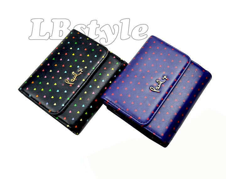 財布　ポールスミス　レディース　財布　レディース　paulsmith　ハートドット牛革　財布　ポール・スミス　三つ折り財布　レディース　ポールスミス100-0402｜LBSTYLE 14,098円