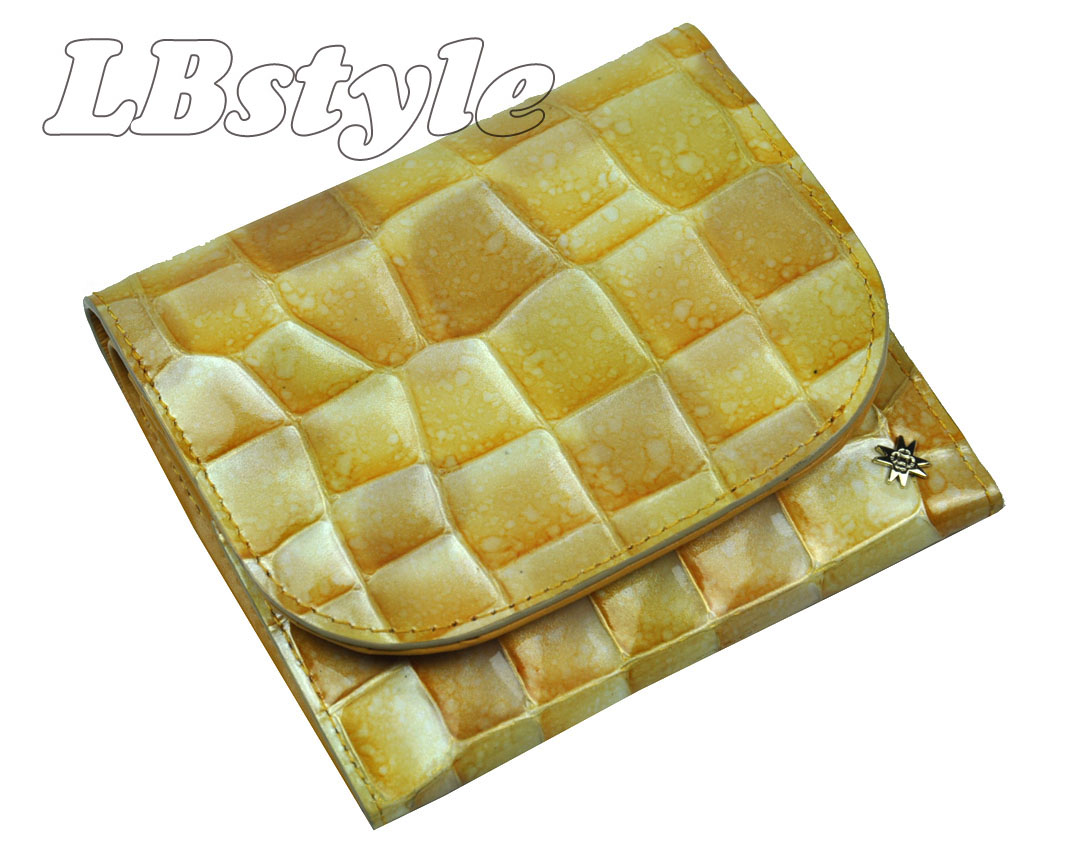 コムサ 牛革二つ折り財布