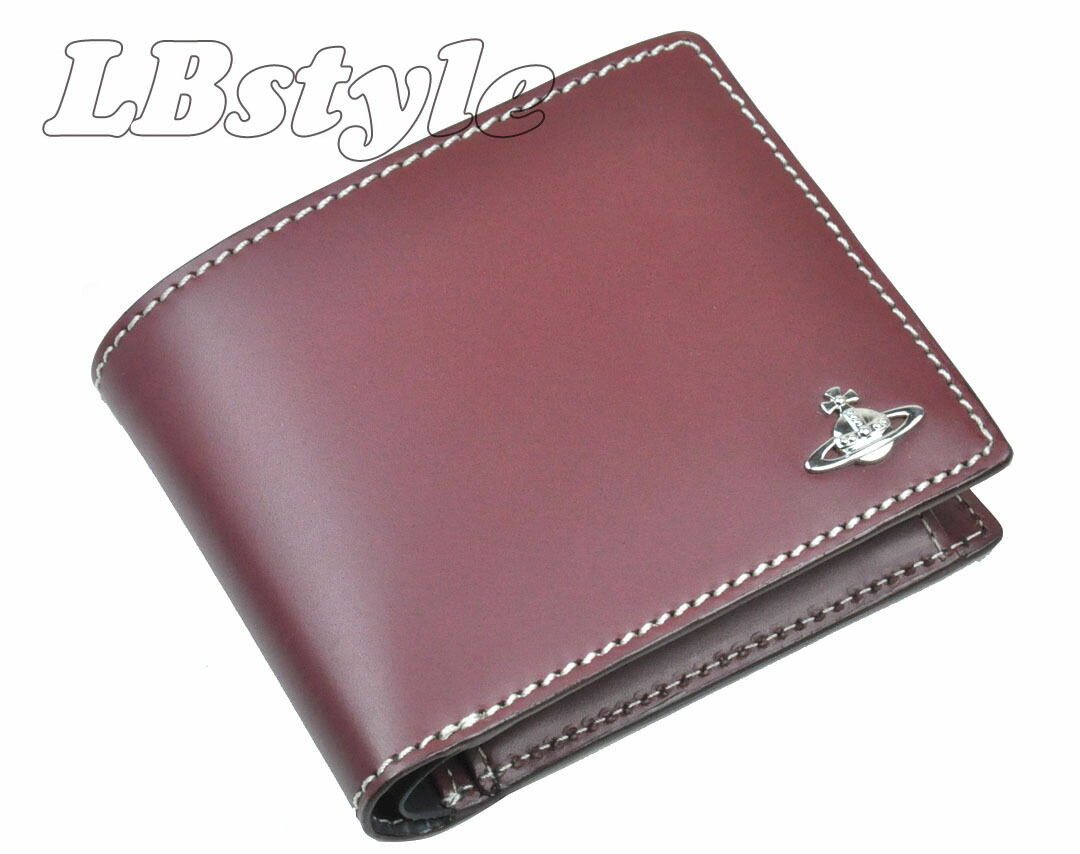 楽天市場 ヴィヴィアン 財布 メンズ ヴィヴィアン ウエストウッド 財布 メンズ 財布 Vivienne Westwood コントラストステッチ牛革 小銭入れ付き 二つ折り財布 紳士サイフ ヴィヴィアン900 08 Lbstyle