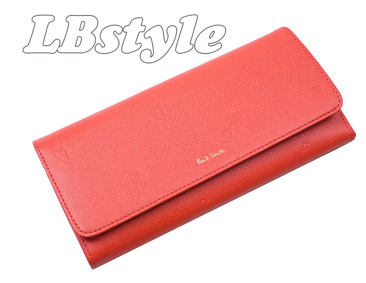 ポールスミス　長財布　ポール・スミス　長財布　ポールスミス　小銭入れ付き　レディース　長財布　プレゼント　paulsmith　スミシーハート２牛革　長財布　ポールスミス100-1277｜LBSTYLE