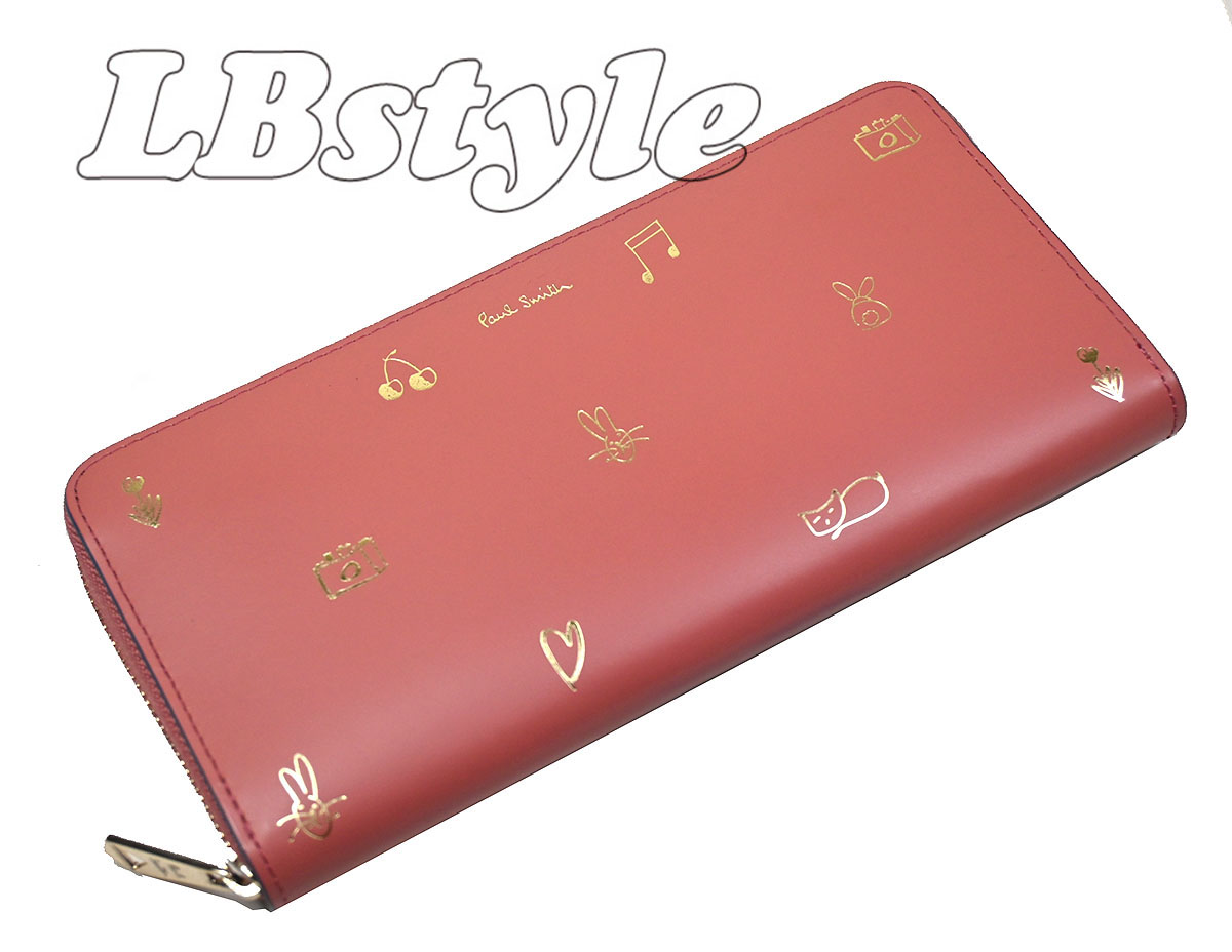 ポールスミス　長財布　ポール・スミス　ファスナー長財布　ポールスミス　小銭入れ付き　長財布　paulsmith　Mドゥードゥ牛革　ファスナー長財布　ポールスミス100-1284｜LBSTYLE