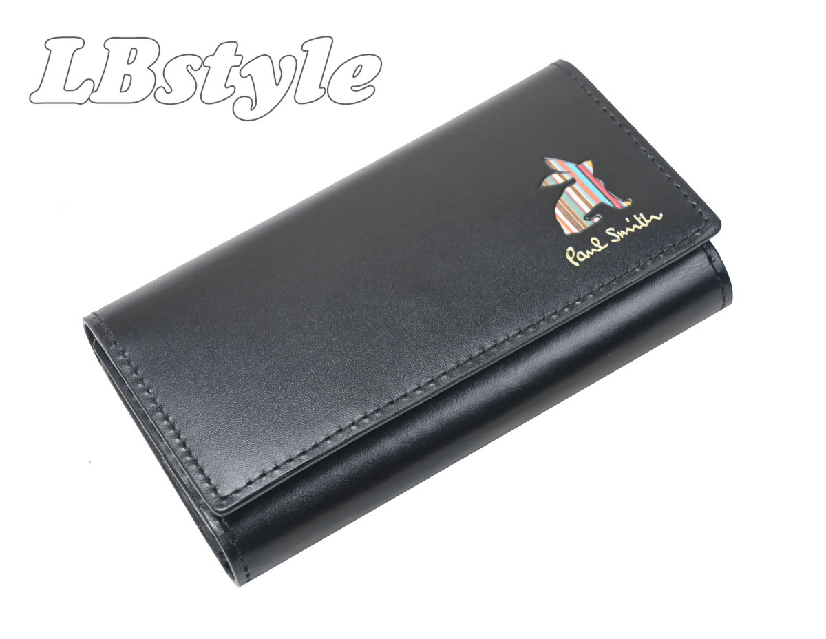 新品未使用　Paul Smith ポールスミス ラビット 5連キーケース 黒 楽天市場】Paul Smith ポールスミスキーリング付き5連キーケース