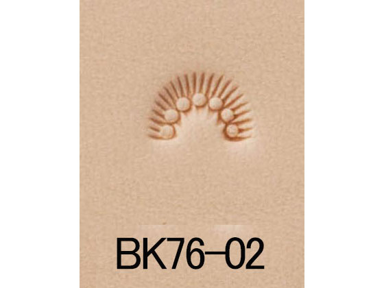 バリーキング刻印 ボーダー BK76-02 7mm【送料無料】 【メール便選択可】 [協進エル] レザークラフト刻印 バリーキング刻印/協進エル
