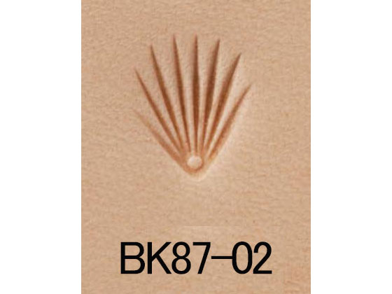 バリーキング刻印 シーシェル BK87-02 10mm【送料無料】 【メール便選択可】 [協進エル] レザークラフト刻印 バリーキング刻印/協進エル