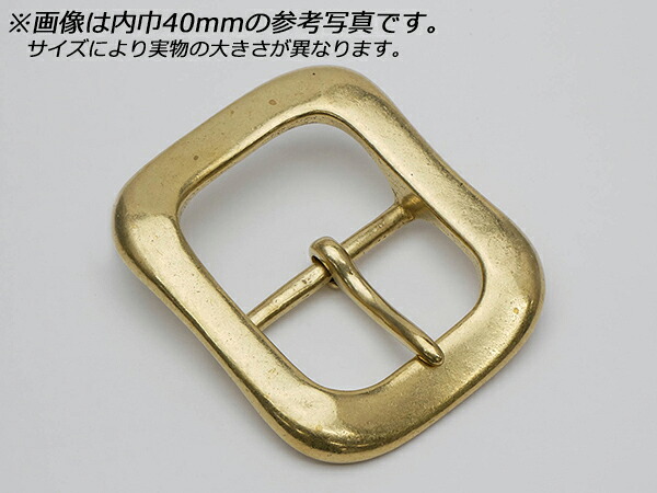 バックル ヘヴィ PB34 真鍮無垢 内巾35mm 1ヶ/50ヶ【メール便選択可】 [レザークラフトぱれっと] レザークラフトバックル 35-38mm巾バックル｜レザークラフト材料専門店ぱれっと