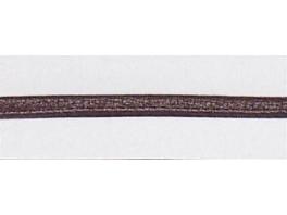 【1巻】ポシェット用手吊りひも太 黒/焦茶 8粍巾 20m【貨物輸送無料】 [手工芸品社]  なめし革手工芸品まとめ買い（業販） 手吊りひも巻売り