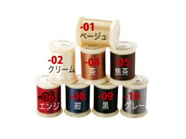 楽天市場】ミシン糸 ビニモNo.20 ベージュ/焦茶/黒 200m[クラフト社] レザークラフト工具 糸 : レザークラフト材料専門店ぱれっと