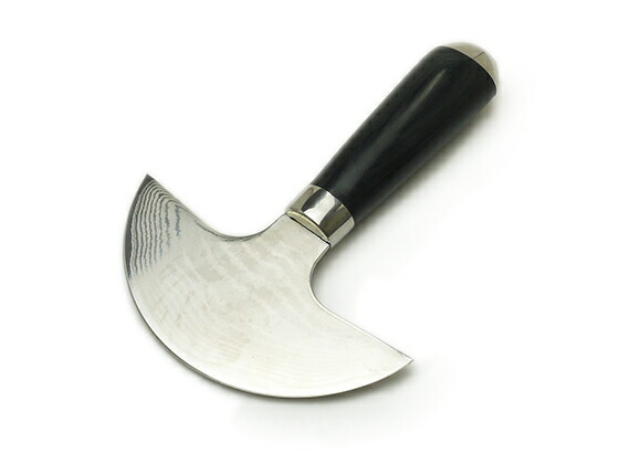 楽天市場 ダマスカスラウンドナイフ 送料無料 Ivan レザークラフト工具 カッター ハサミ 革包丁 レザークラフト材料専門店ぱれっと