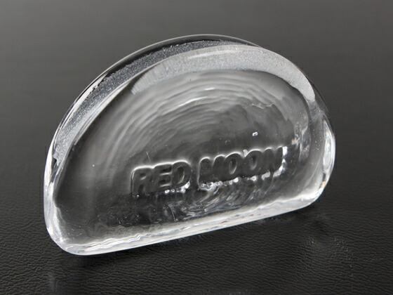 【REDMOON】 ハンドメイド ガラススリッカー クリアー H31&times;W50&times;D13mm【送料無料】 [クラフト社] レザークラフト工具 コバ磨き コバ塗り｜レザークラフト材料専門店ぱれっと