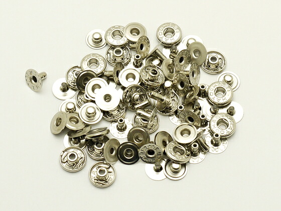 【箱売り】ハンシャセット 小 ニッケル φ10mm 2000ヶ【送料無料】 [レザークラフトぱれっと] レザークラフトまとめ買い（業販） ホック箱売り｜レザークラフト材料専門店ぱれっと 15,873円
