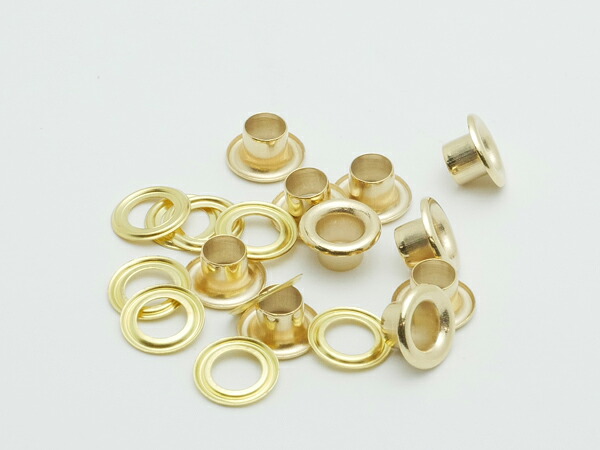 【箱売り】ハトメリング No.300 本金（座金はキリンス） 外径9&times;高さ5&times;内径5mm 5000ヶ【送料無料】 [レザークラフトぱれっと] レザークラフトまとめ買い（業販） ハトメリング箱売り｜レザークラフト材料専門店ぱれっと