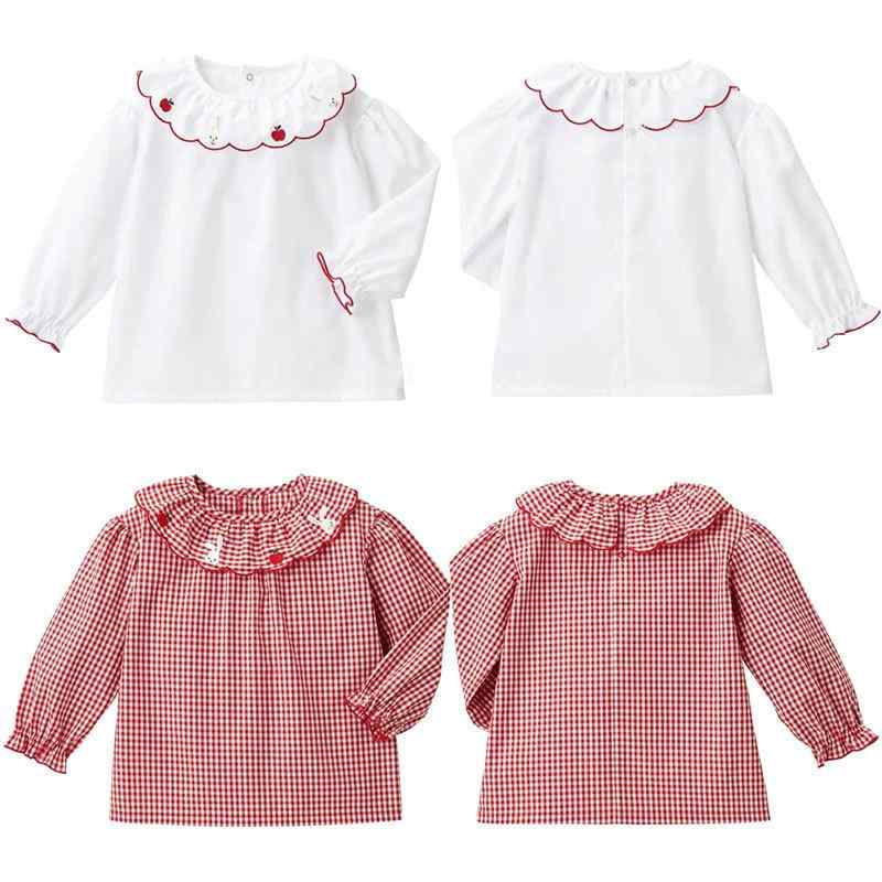 子供服 春秋 長袖シャツ ポロシャツ インナーセット かわいいカートゥーン刺繍 りんご柄 うさぎ柄 フリル襟 トップス 日常使い コットン混 軽量素材 伸縮性 ビッグシルエット ピンク系 カラー 4,410円