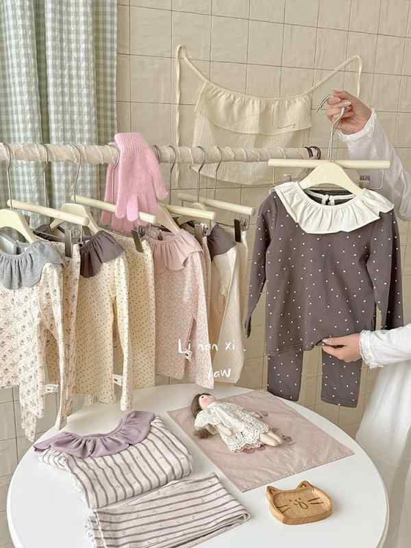 パジャマ 女の子 春夏 2枚組 部屋着 快適 かわいい セット 伸縮性 綿素材 ピンク系 アイボリー 軽量 寝間着 通年使用