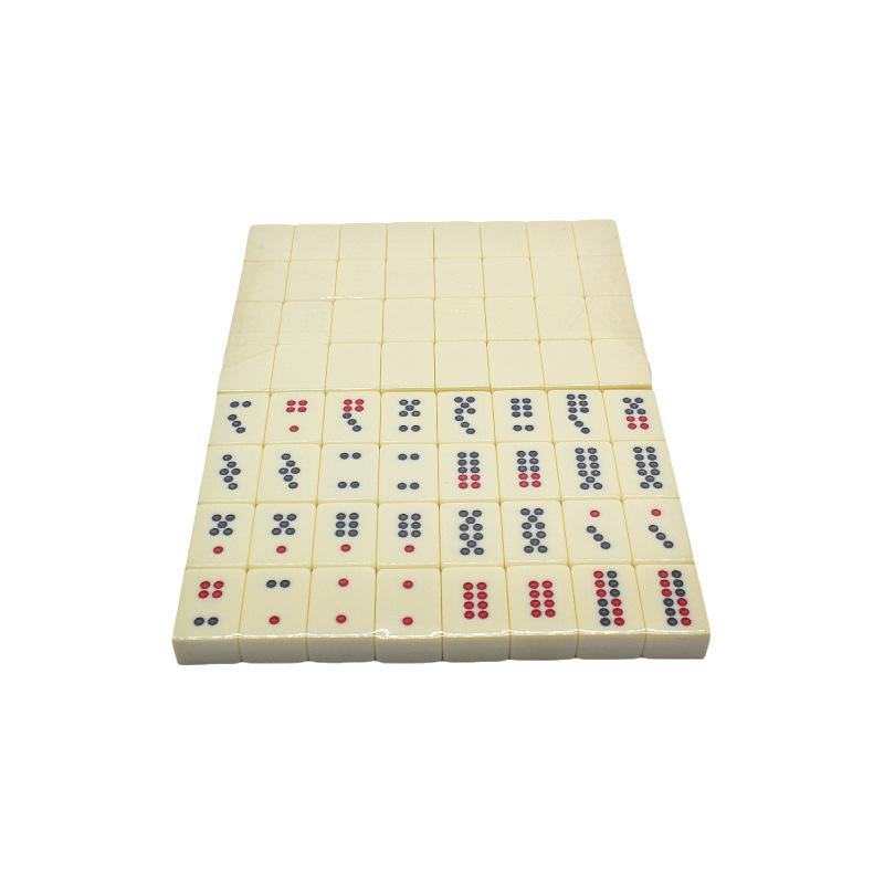 牌九骨牌 メラミン製 大人用 長型 大型 多色 四色 卓上ゲーム ボードゲーム 耐久性 家族向け テーブルゲーム