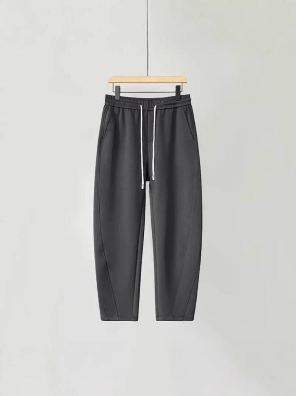 パンツ メンズ 秋 カジュアル バナナパンツ ゆったり フィット 垂れ感 無地 コーディネート 普段使い ボトムス シルエット