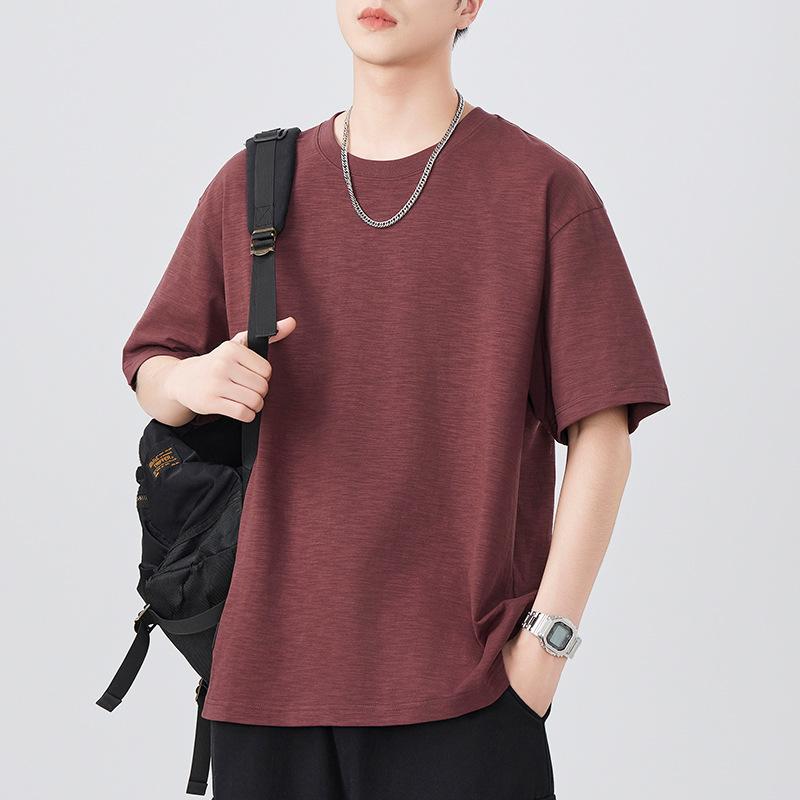 Tシャツ メンズ 夏 丸首 半袖 ゆったり スラブコットン 綿 日系 レトロ カジュアル ストリート トップス 通気性 吸湿速乾 普段使い 軽量 伸縮性 4,557円