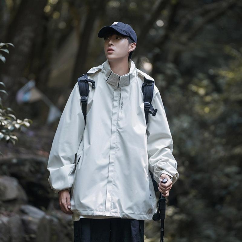 ジャケット メンズ 春夏秋 アウトドア 3in1 防水 防風 軽量 通気性 ハイキング 登山 トレッキング シンプル ウィンドブレーカー