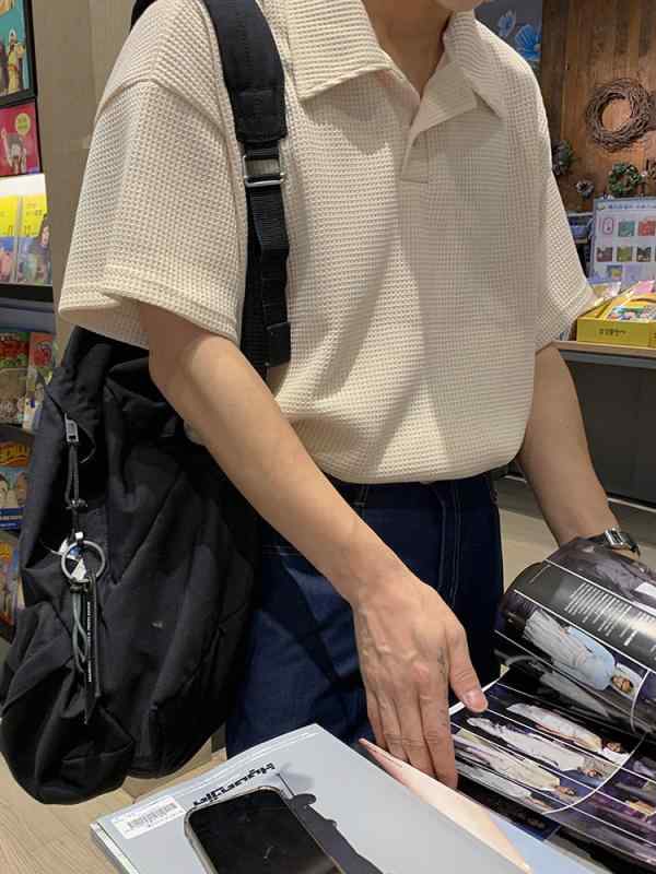 ポロシャツ メンズ 男性用 半袖 襟付き ニットシャツ トップス カットソー サマーニット Tシャツ 接触冷感 吸湿速乾 伸縮性 ストレッチ カジュアル ビジネス オフィス ゴルフ 普段使い 通勤用 通学用 部屋着 ルームウェア 夏 春夏 涼しい ビッグ｜LCE店