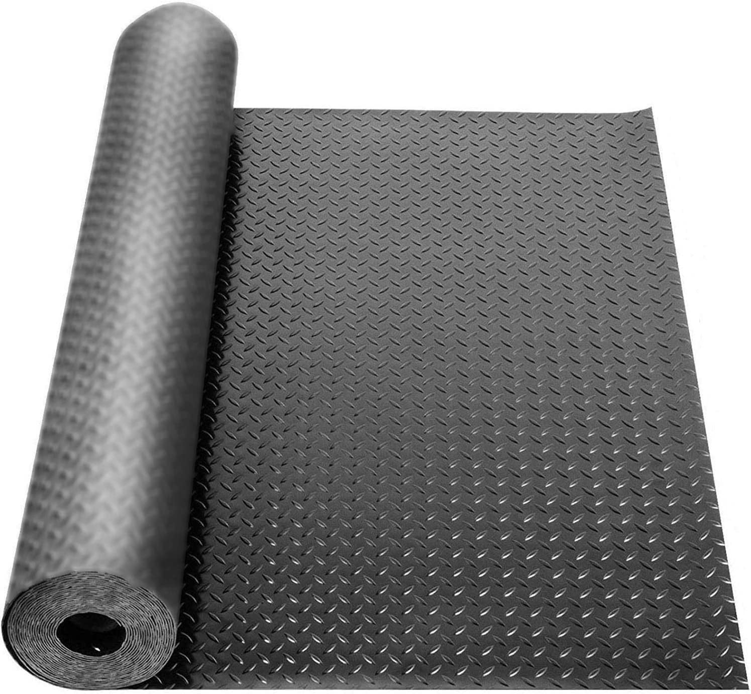 ガレージ マット ゴムシート トラックゴムマット 防水 断熱 黒 100*500cm 厚さ3mm 荷台ゴムマット 表面滑り止め構造 ゴム製マット