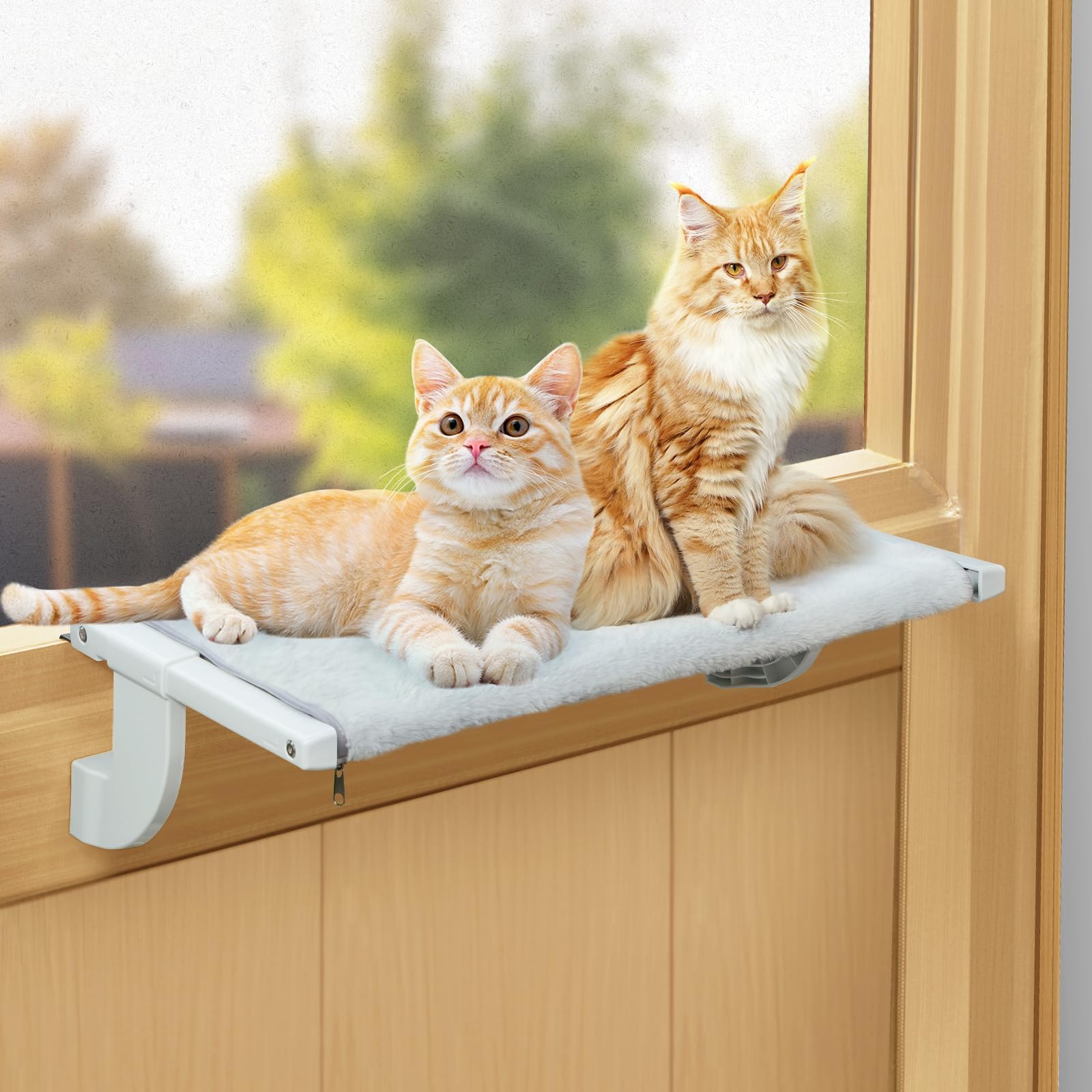 掛け式猫ハンモック ねこハンモック 猫ベッド 窓掛け式 ベッド 棚掛け ねこ はんもっく ねこソファ 猫窓パーチ 猫窓ハンモック 屋内用 頑丈 調節可能 耐久性 安定 猫用ベッド 省スペース 洗濯可能 大型猫 適用 68*34.5*9cm 耐荷重 18kg