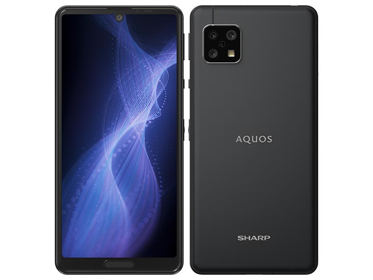 無料長期保証 AQUOS sense5G SH-M17 ブラック goo版 SIMフリー 白ロム