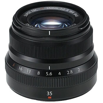 FUJIFILM カメラレンズ フジノンレンズ XF35mmF2 R WR ブラック FXF35MMF2RWRB FUJIFILM X 単焦点レンズ 【訳あり：倉庫移動中に外箱傷あり】