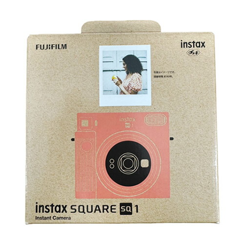 FUJIFILM インスタントカメラ instax SQUARE SQ1 チェキスクエア テラコッタオレンジ｜らいぶshop