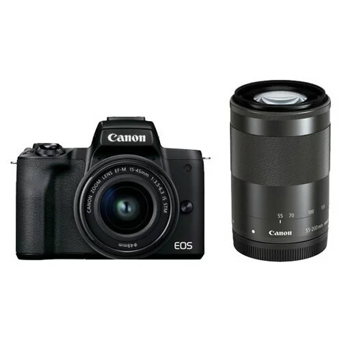 Canon EOS KissM2 ミラーレス一眼 レンズ2個付き(ジャンク品） insight-shop_kiss-m2-55200st-wh