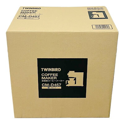 TWINBIRD 全自動コーヒーメーカー ミル付き 3杯用 CM-D457B