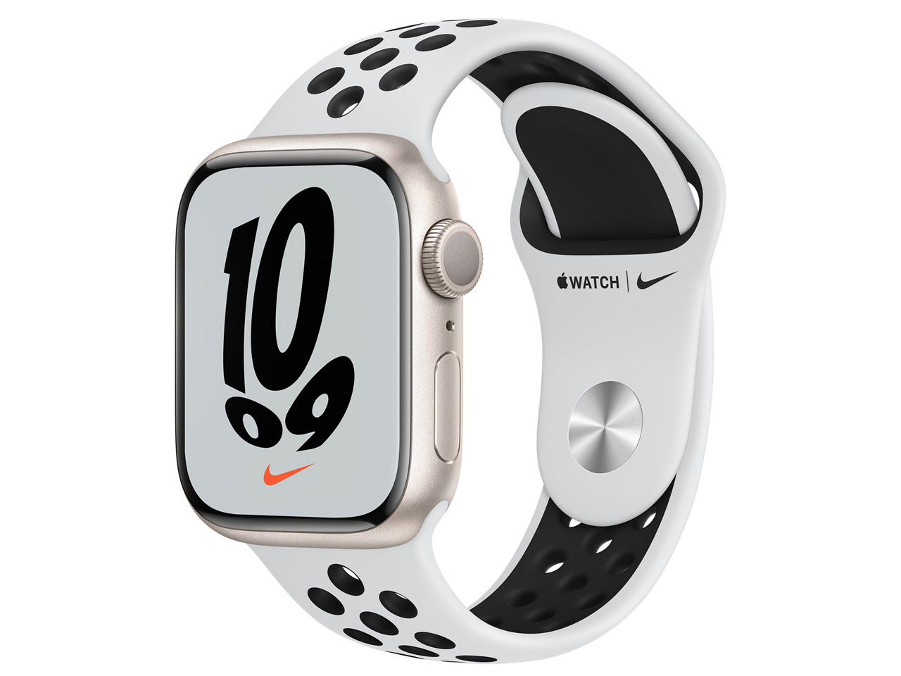 Apple Watch Nike 41mm MKN33J [ピュアプラチナム A ブラックNike